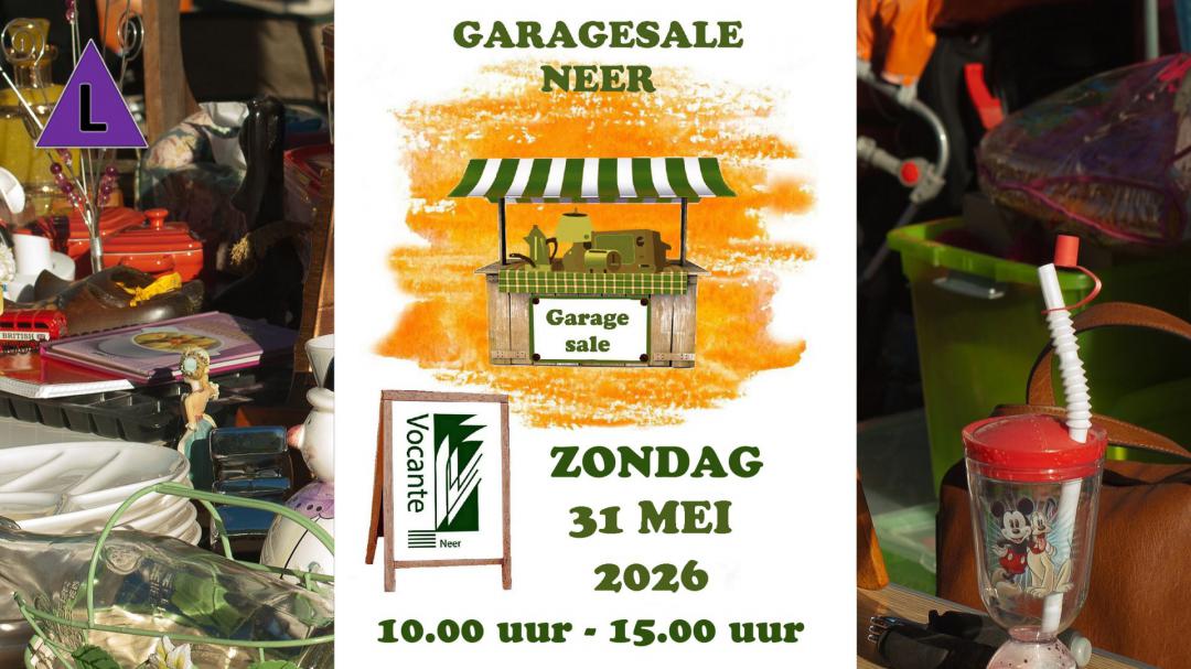 Garagesale gemengd koor Vocante in Neer 2026 Garagesale gemengd koor Vocante in Neer 2026