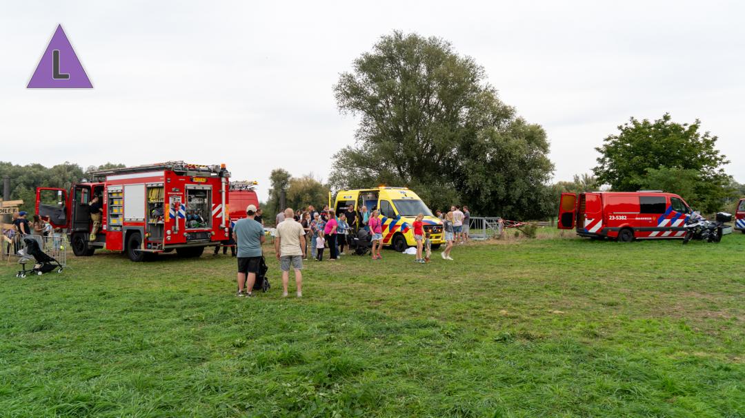 Sfeerreportage calamiteitenoefening Blus de Lus in Linne