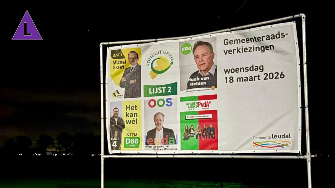 Verkiezingsposter van de gemeente Leudal 2026