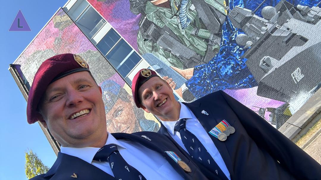 Veteranen Patrick Knoben en Gerwin Groen