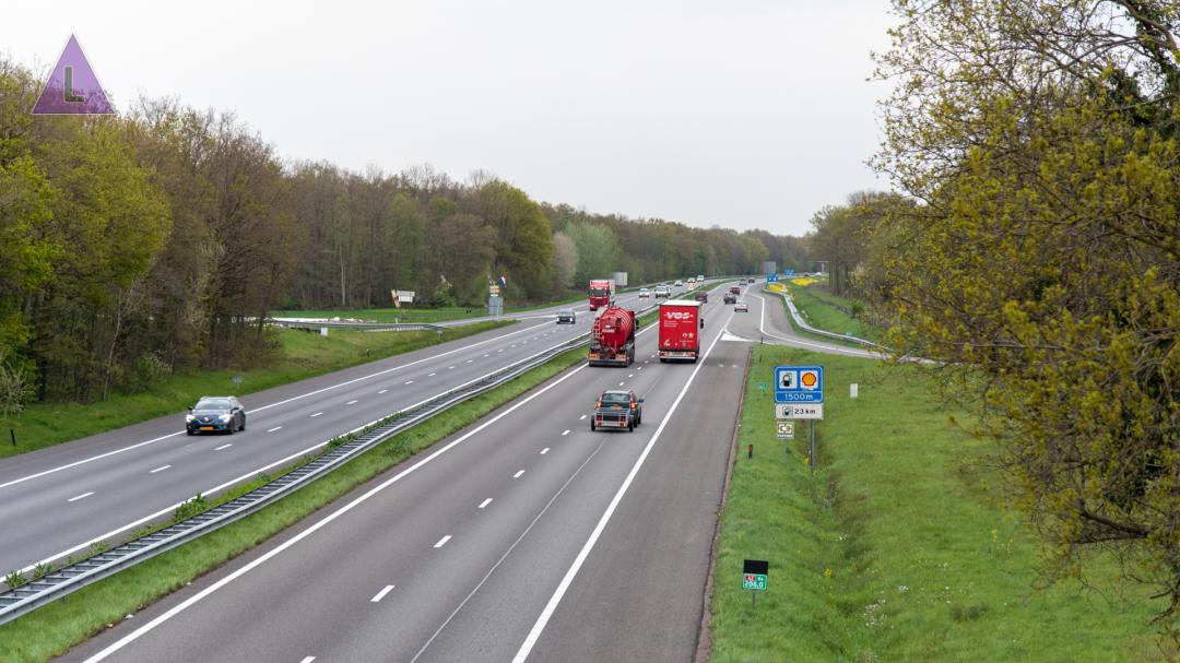 A2 ter hoogte van afslag Kelpen-Oler