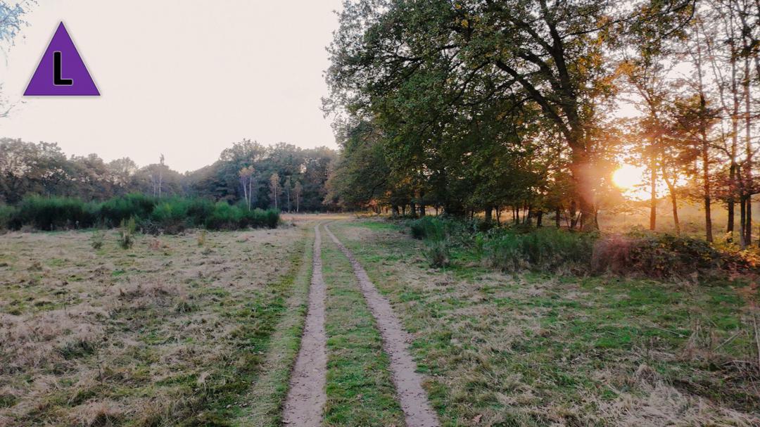 Zonsondergang in het Leudal