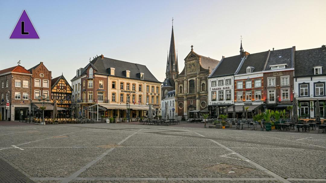Historische markt in Sittard