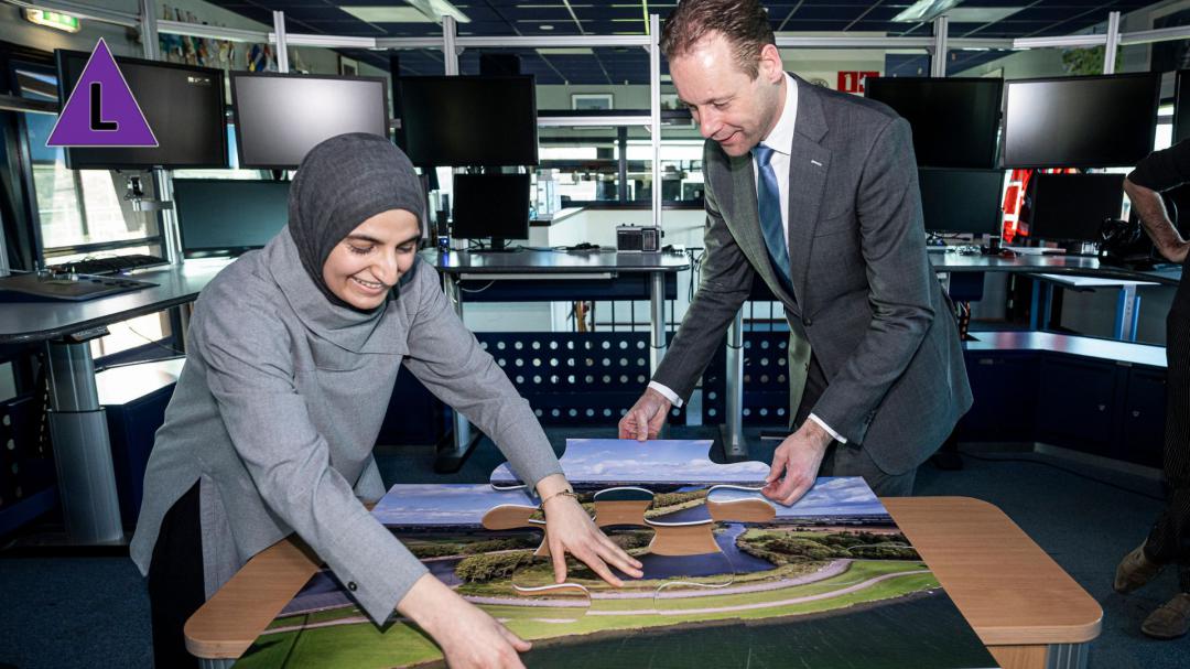 Melhat Kurt, Ministerie Infrastructuur en Waterstaat en wethouder Dirk Franssen, gemeente Roermond