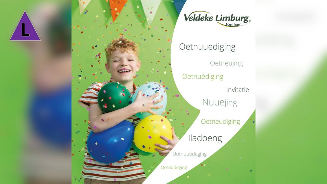 Uitnodiging voor eeuwfeest Veldeke Limburg  