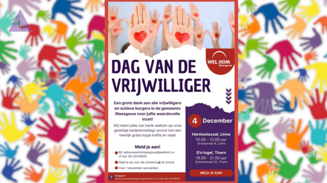 Viering 'Dag van de vrijwilliger' in Maasgouw