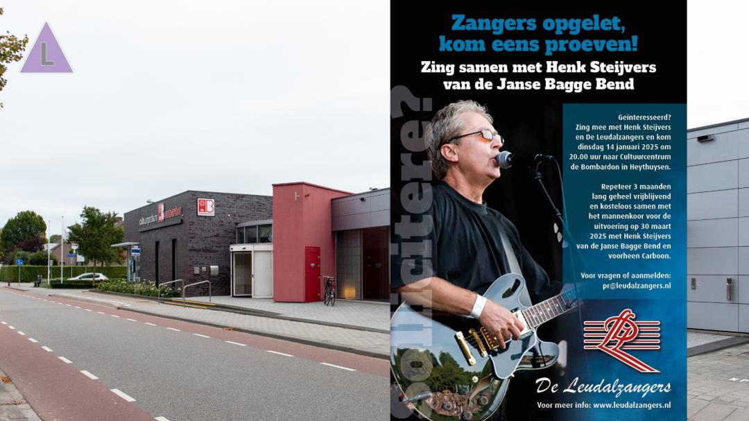 Uitnodiging Leudal Zangers - workshop met Henk Steijvers