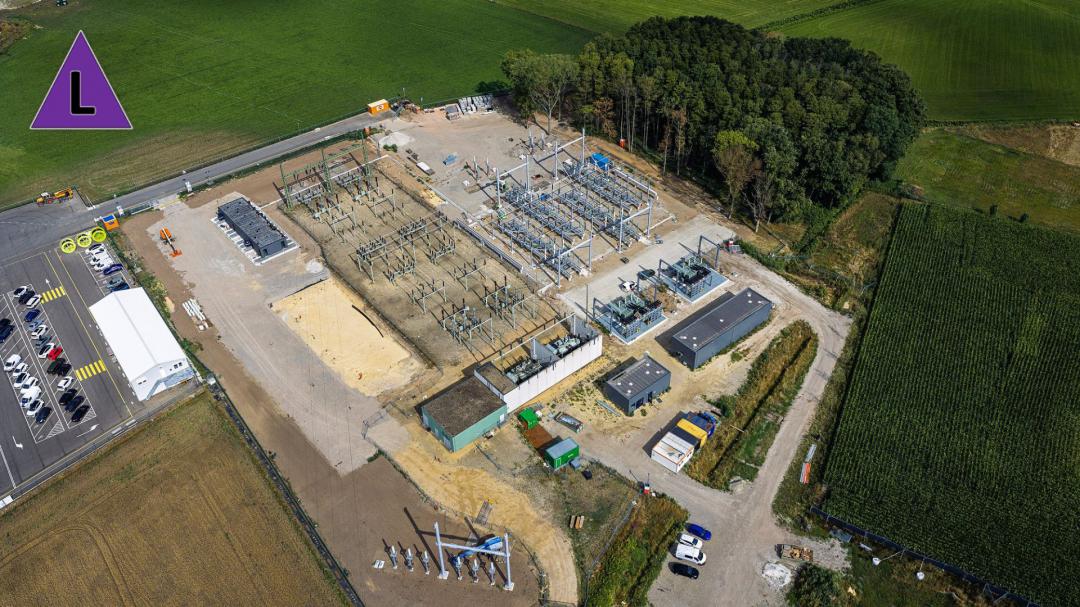 Vernieuwde hoogspanningsstation Kelpen, gemeente Leudal