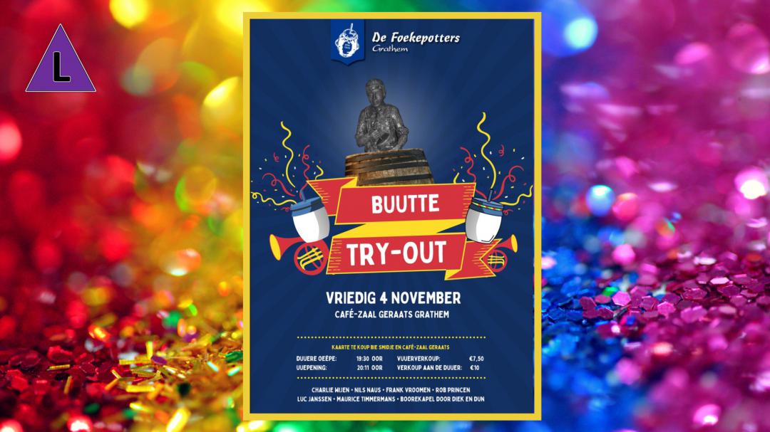 CV De Foekepotters Grathem organiseert Buutte try-out