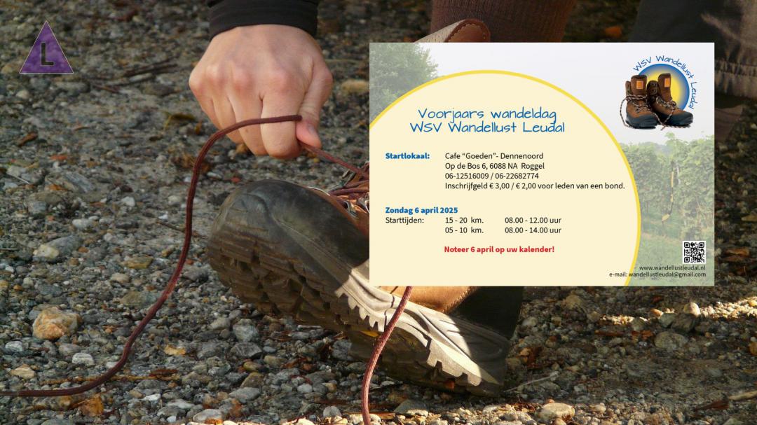 Voorjaarswandeling WSV Wandellust Leudal vanuit Roggel