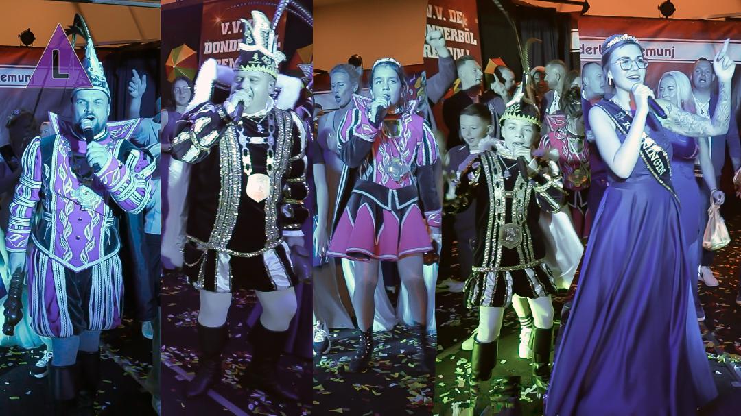 Schlagerfestival van Roermondse Prinsen en Keuninginnen bij de Donderböl