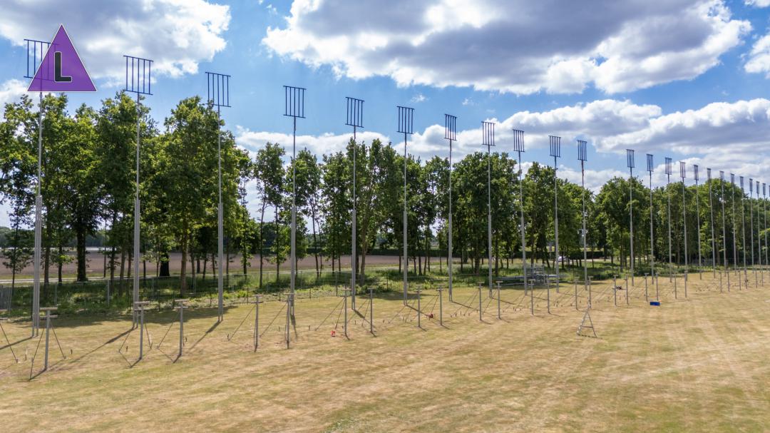 Videoreportage plaatsen schietbomen voor OLS Heitse 2025