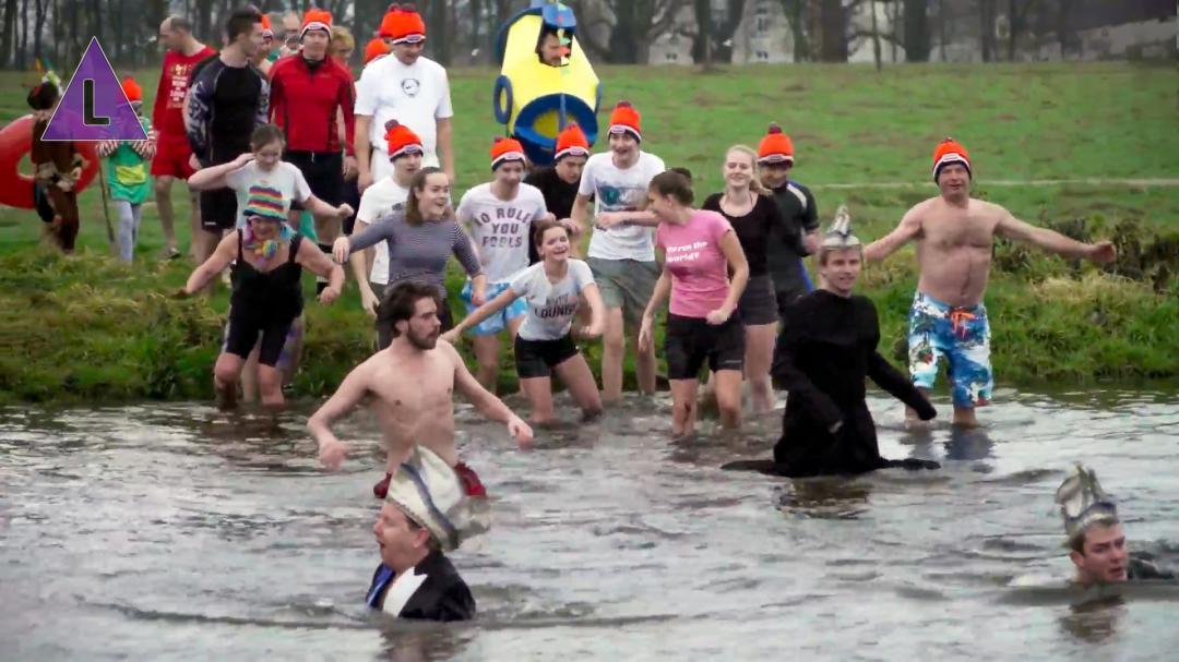 Nieuwjaarsduik 2026 in Grathem