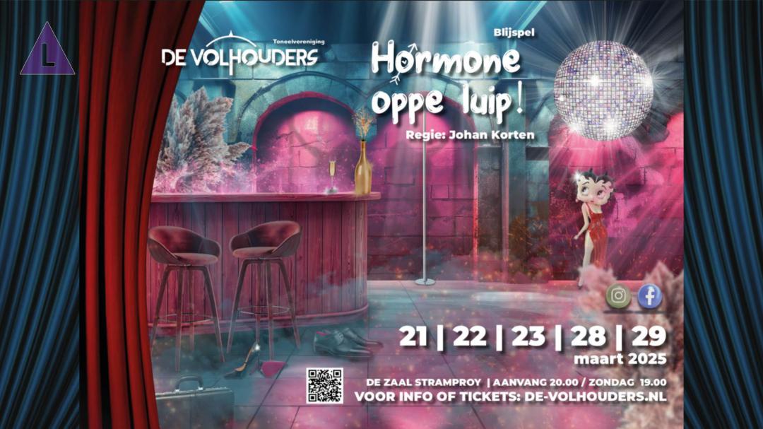 De Volhouders Stramproy presenteren het blijspel ‘Hormone oppe luip’