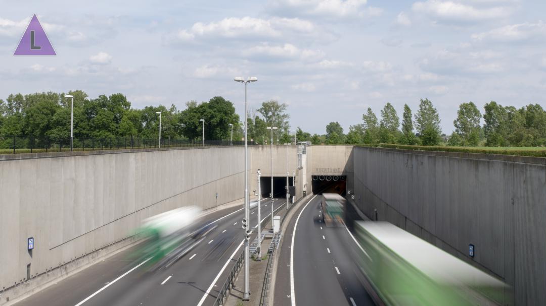 Roertunnel en Tunnel Swalmen A73 één nacht dicht in mei 2026