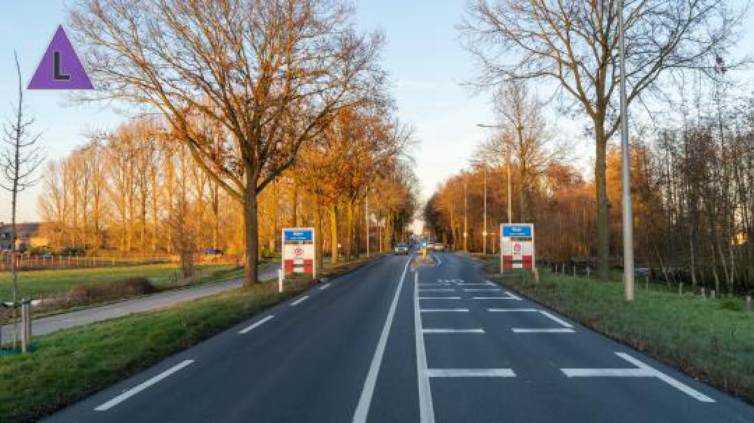 Napoleonsweg N273 ter hoogte van Neer Napoleonsweg N273 ter hoogte van Neer