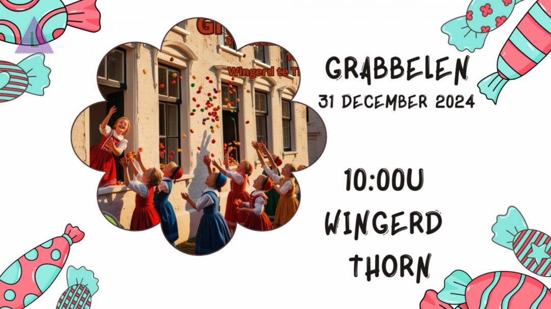 Voor de kids - Traditiegetrouw grabbelen in Thorn op Oudejaarsdag