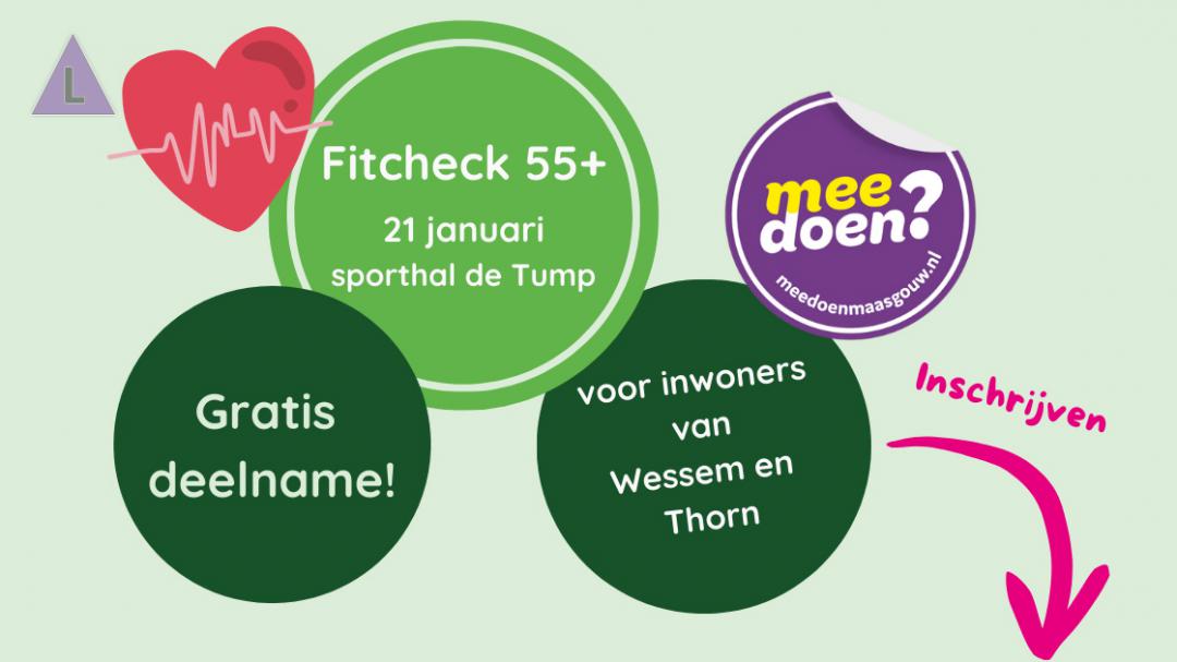 Gratis fitcheck voor 55-plussers in Wessem