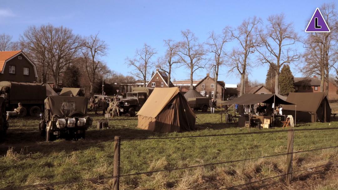 VIDEO - Herdenking bevrijding Maasbracht januari 1945 in nagebouwd tentenkamp
